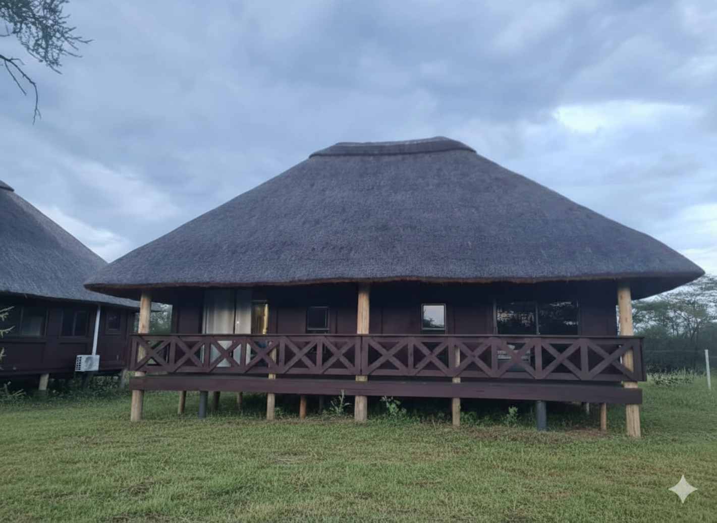 chalet double ai vue de face